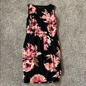 Black floral dress